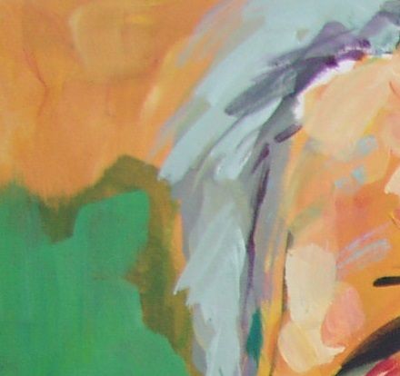 Gérard HILAIRE. Par Anne-Marie LAJARD, 2015, Acrylique sur papier