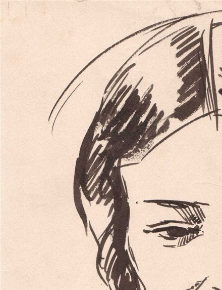 Autoportrait (Moi) par Paule Peiré, 1927